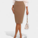 Casual Ψηλόμεση Μίντι Φούστα