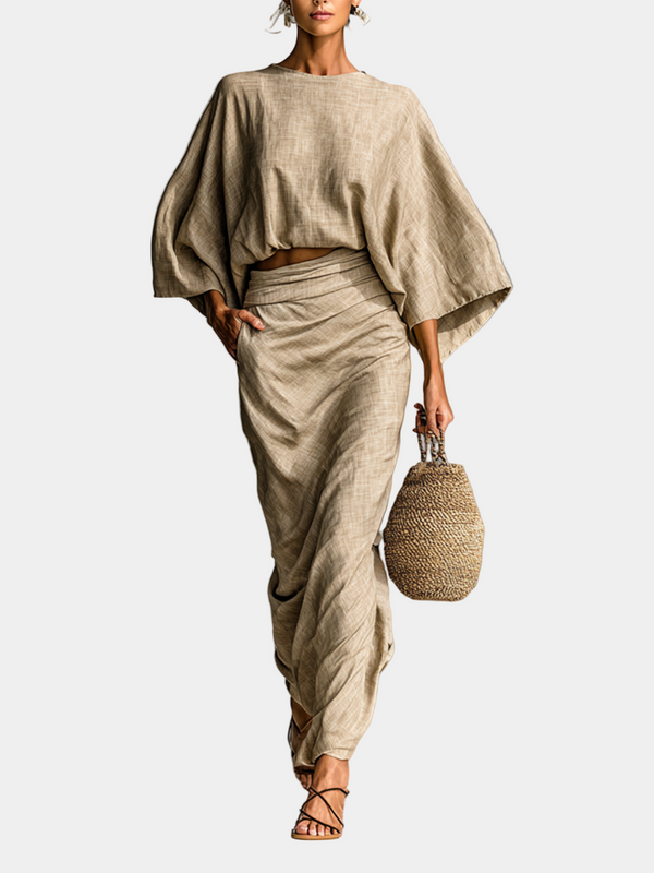 Σοφία - Σετ φούστα με μακριά μανίκια