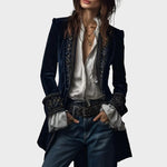 Σοφία - Βελούδινο Σακάκι με Κέντημα