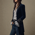 Σοφία - Βελούδινο Σακάκι με Κέντημα