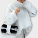 Paulina - Μαλακή γυναικεία μακρυμάνικη κουκούλα