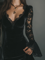 Ευθαλία - Μίνι φόρεμα από βελούδο