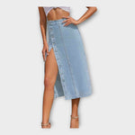 Μάξι Φούστα με Κουμπιά