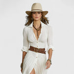 Κλεονίκη - Μακρύ λινό φόρεμα με διακριτική κομψότητα και φυσική άνεση