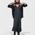 Λένα - κομψό μακρύ πλεκτό φόρεμα